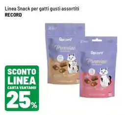 Iper La Grande Snack per gatti Record offerta