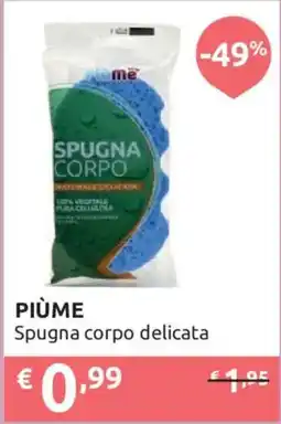 Ipersoap PIÙME Spugna corpo delicata offerta