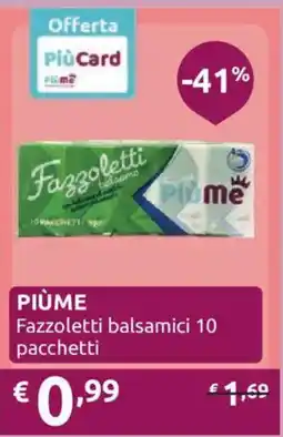 Ipersoap Fazzoletti balsamici PIÙME offerta