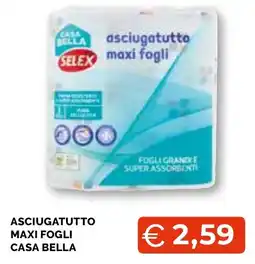 Mercatò Big asciugatutto maxi fogli casa bella offerta