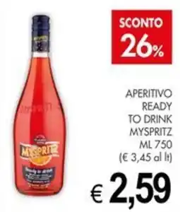 PrestoFresco Aperitivo ready to drink Myspritz offerta