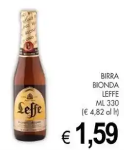 PrestoFresco Birra bionda Leffe offerta