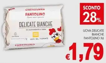 Uova delicate bianche Fantolino