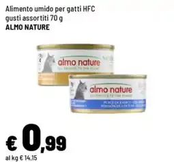 Iper La Grande Alimento umido per gatti HFC ALMO NATURE offerta