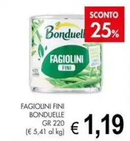 PrestoFresco Fagiolini Fini Bonduelle offerta