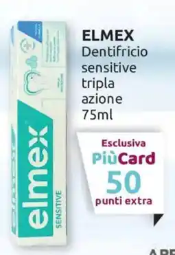 Ipersoap ELMEX Dentifricio sensitive tripla azione offerta