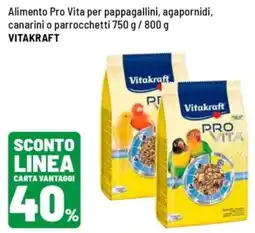 Iper La Grande Alimento pro vita per pappagallini, agapornidi, canarini o parrocchetti vitakraft offerta