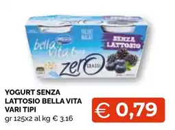 Mercatò Big YOGURT SENZA LATTOSIO BELLA VITA offerta