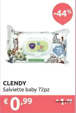 Ipersoap CLENDY Salviette baby offerta