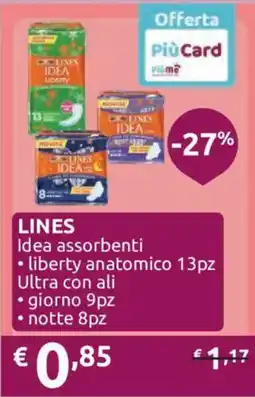 Ipersoap LINES Idea assorbenti offerta