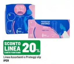 Iper La Grande Assorbenti o Proteggi slip Iper offerta