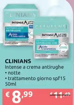Ipersoap CLINIANs Intense a crema antirughe offerta