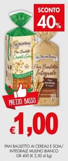 Pan Bauletto ai Cereali e Soia/Integrale Mulino Bianco