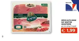 Mercatò Big Speck Alto Adige IGP Senfter Granterre offerta