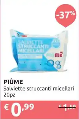 Ipersoap PIÙME Salviette struccanti micellari offerta