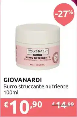 Ipersoap GIOVANARDI Burro struccante nutriente offerta