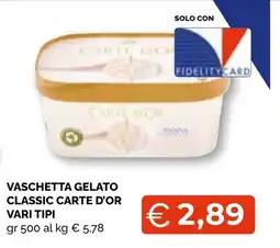 Mercatò Big Vaschetta Gelato Classic Carte D'Or offerta