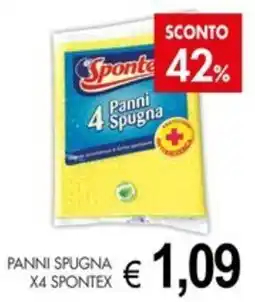 PrestoFresco Panni Spugna Spontex offerta