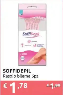 Ipersoap Soffidepil Rasoio bilama offerta
