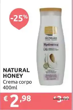 Ipersoap NATURAL HONEY Crema corpo offerta