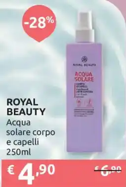 Ipersoap ROYAL BEAUTY Acqua solare corpo e capelli offerta