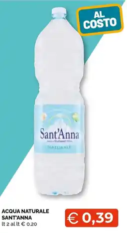Mercatò Big Acqua Naturale Sant'Anna offerta