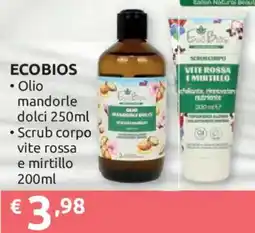 Ipersoap ECOBIOS Olio mandorle dolci offerta