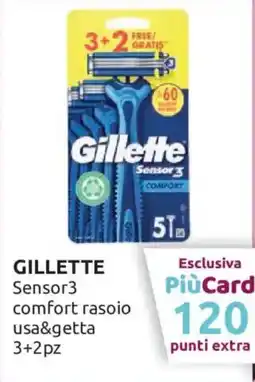 Ipersoap Gillette sensor3 comfort rasoio offerta