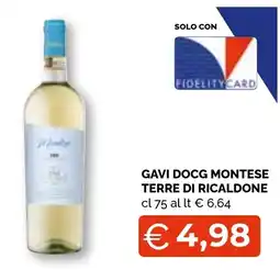 Mercatò Big GAVI DOCG MONTESE TERRE DI RICALDONE offerta