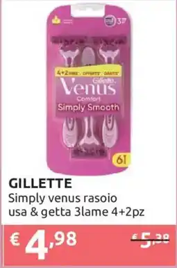 Ipersoap GILLETTE Simply venus rasoio offerta