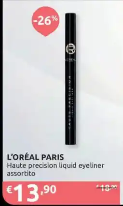 Ipersoap L'ORÉAL PARIS Haute precision liquid eyeliner assortito offerta