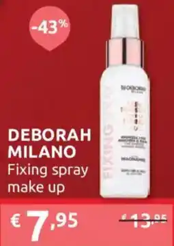 Ipersoap DEBORAH MILANO Fixing spray make up offerta