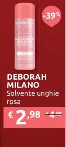 Ipersoap Deborah milano solvente unghie rosa offerta
