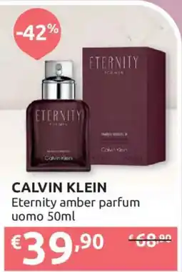 Ipersoap CALVIN KLEIN Eternity amber parfum uomo offerta