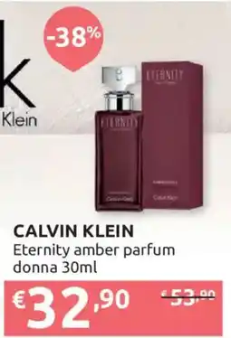 Ipersoap CALVIN KLEIN Eternity amber parfum donna offerta