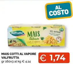 Mercatò Big MAIS COTTI AL VAPORE VALFRUTTAA offerta