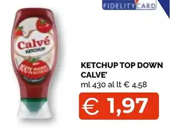 Mercatò Big KETCHUP TOP DOWN CALVE' offerta