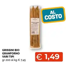 Mercatò Big Grissini Bio Granforno offerta