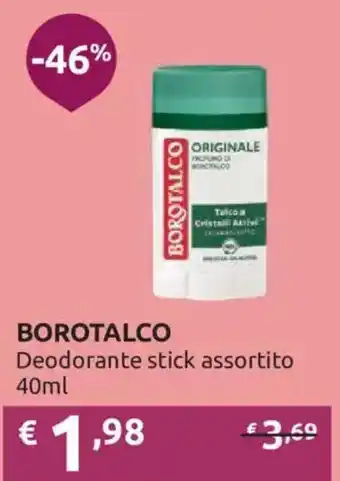 BOROTALCO Deodorante stick assortito