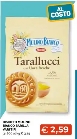 Mercatò Big Tarallucci Mulino Bianco Barilla offerta