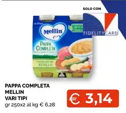 Mercatò Big Pappa Completa Mellin offerta