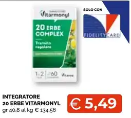 Mercatò Big 20 ERBE VITARMONYL offerta