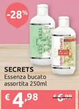 Ipersoap Secrets Essenza bucato assortita offerta