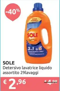 Ipersoap SOLE Detersivo lavatrice liquido assortito offerta