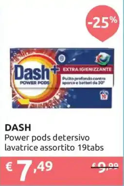 Ipersoap Dash Power pods detersivo lavatrice assortito offerta