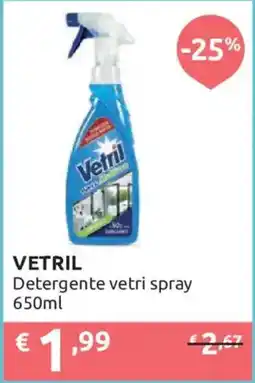 Ipersoap Vetril Detergente vetri spray offerta