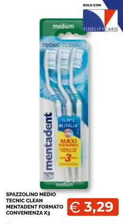 Mercatò Big SPAZZOLINO MEDIO TECNIC CLEAN MENTADENT offerta