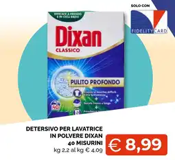 Mercatò Big Detersivo per lavatrice in polvere Dixan offerta