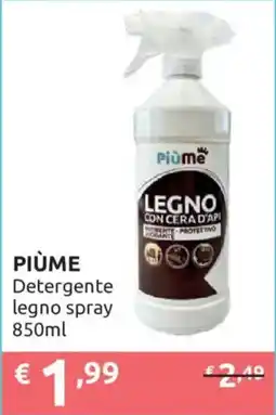 Ipersoap PIÙME Detergente legno spray offerta