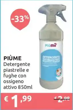 Ipersoap PIÙME Detergente piastrelle e fughe con ossigeno attivo offerta